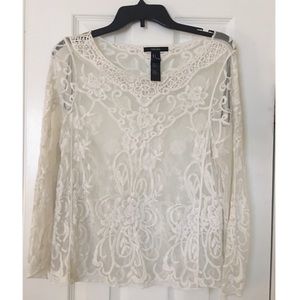 See through Lace Top